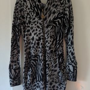 Noralina Freedom jungle print festival hoodie